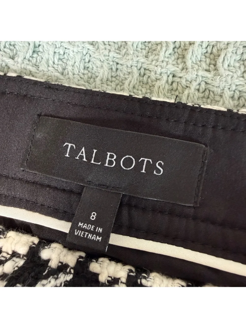 Talbots women’s houndstooth